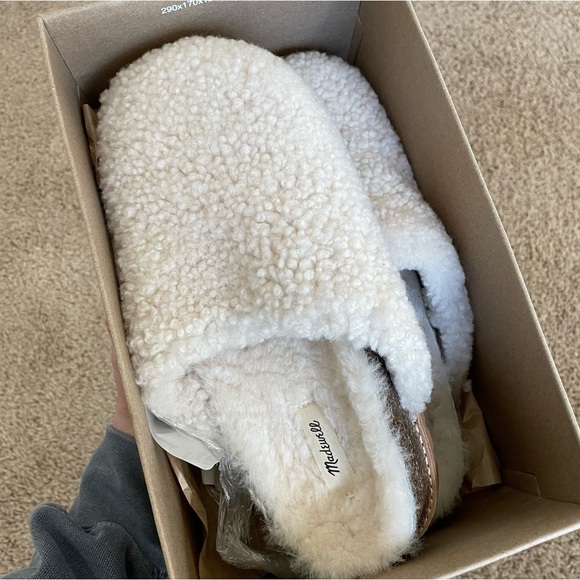 Madewell The Layne Clog Mule in Shearling - Picture 5 of 6